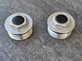 5vx-2311h-00 Yamaha 04-09 Fz6. Used Oem Fork Cap-bolt Set