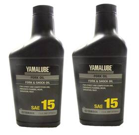 Acc-forkf-00-15 Yamaha 32oz 2 Pints Yamalube Fork And Shock Oil Sae 15 1 Pint