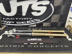 B4b-23102-00-00 Yamaha 2020 Yz85 Oem Front Forks Suspension Good Shape Yz85s