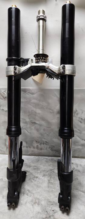 Bam-23103-00-00 Yamaha 04-06 Yzf R1 Front Fork Set Triple Tree 04 05 06 Straight Oem