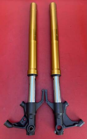 Beb-23102-10 Yamaha 2022 2023 2024 2025 Yzf R7 Oem Gold Front Forks Suspension Straight Set