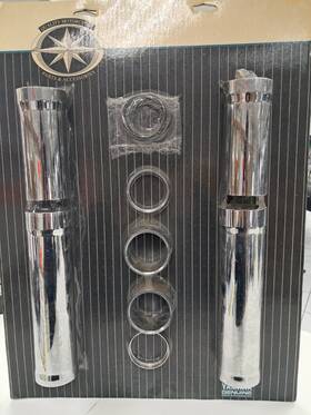 Str-5px27-93-01 Yamaha Road Star Billet Fork Tube Covers Smooth. Str-5px27-93-01. Bbs