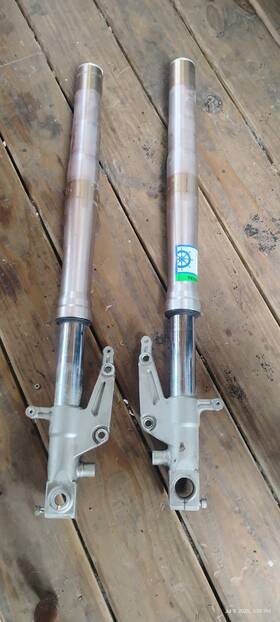 Y4fm-l Yamaha 93-98 Yzf 750r Front Forks Left And Right