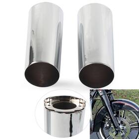 Yusen233 550736254562 2 Inch Smooth Fork Tube Slider Covers Cowbells For Harley Electra Tri Glide Flhx Us