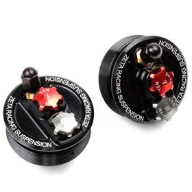 Ze56-10160 Zeta Front Fork Top Cap Black #ze56-10160 Fits Suzuki Rm-z250 2016-2018