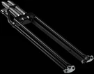 Harddrive Tapered Leg Springer Forks +6IN. Black Motorcycle Street 062-600. Fixed Price $852.26.