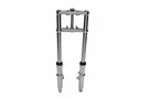 Fork Assembly With Chrome Sliders 4 Over Stock Harley Davidson By V-twin. Fixed Price $737.79.