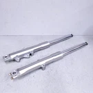 Harley-davidson Polished Fork Leg Set Front End Softail Evo 45915-86 45916-86. Fixed Price $745.00.