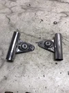 70 71 Yamaha XS650 1B Left Right Fork Covers Mounts Ears. Fixed Price $89.99.