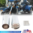 Chrome Upper Fork Boot Slider Covers Cow Bells Harley Touring Models 2014-UP. Fixed Price $55.95.
