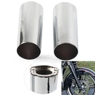 +2" Smooth Fork Tube Slider Covers Cowbells Fits Harley Electra Tri Glide Flhx. Fixed Price $52.65.