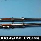 1358 09 Harley-davidson Sportster Front Shock Suspension Damper. Fixed Price $350.00.