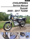 Suzuki TU250X Service Manual: 2009 - 2017. Fixed Price $42.18.