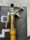 2014 Ducati Monster 1200S Ohlins Front Fork One Piece. Fixed Price $500.00.