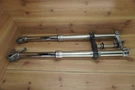 1999 Yamaha Oem Front Forks Triple Tree Clamps Good Pair. Fixed Price $249.98.