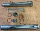 1967 Bmw Airhead R&l Fork Legs. Stay Levers, Caps, Seals, R50-69, R50/5-75/6. Fixed Price $200.00.
