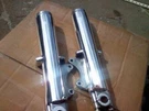 Harley Polished Fork Legs Cowbells & Seals 3/4" Axle 1985-1999 Touring. Fixed Price $389.00.