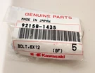 Kawasaki 92150-1435 Bolt With Washer 6X12 New Nos Qty. Fixed Price $19.87.