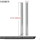 49MM Chrome Silver Fork Tubes Harley V-rod Vrsca 2002 2003 2004 2005 2006. Fixed Price $143.99.