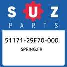 51171-29F70-000 Suzuki Spring,fr 5117129F70000, New Genuine Oem Part. Fixed Price $115.78.