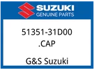 Suzuki Oem Part 51351-31D00 Cap, Fork. Fixed Price $62.37.
