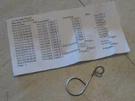 Yamaha XS1100/XS850/XV920/XV750/XJ650 Cable Guide Wire #1 Nos!. Fixed Price $19.00.