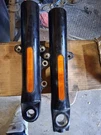Black 49MM Lower Fork Slider Set Harley-davidson. Fixed Price $220.00.