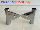 1974-1977 Suzuki GT550 Fork Ears Indy Headlight Mount 51530-34111 51540-34111. Fixed Price $189.00.