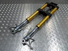 Genuine Ducati Multistrada 1200 Ohlins Front Fork Legs & Yoke 2010 To 2012. Fixed Price $1465.86.