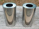 46116-03 Hd Harley Upper Fork Slider Covers 49-84 80-LATER Flht Flhr Fltr. Fixed Price $23.99.