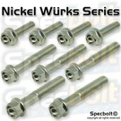 Honda Triple Clamp Fork Axle Pinch Bolt Dress Up Kit Nickel. Fixed Price $32.99.