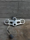 06-12 2009 Triumph Daytona 675 Upper Triple Tree Fork Clamp Ignition Lock JR-713. Fixed Price $128.99.