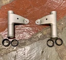 Benelli Mini-enduro Headlight Fork Ear Set W/ Rubber Mounts Nos!. Fixed Price $39.99.