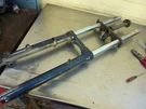 Forks Front Suspension Ascot Honda 82 83 84 #S35. Fixed Price $500.00.