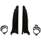 Ufo Fork Guards Covers Protectors Black Kawasaki KX125 KX250 KX500 1996-2003. Fixed Price $35.99.