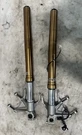 2025 Yamaha Yzf R1 Kayaba Front Right Left Side Forks Tubes Legs Damaged. Fixed Price $584.99.