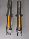 Softail Harley Davidson Showa Lower Fork Tube Sliders G592-L And G592-R Set. Fixed Price $100.00.