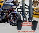 Oem 14-25 Harley Touring Vivid Gloss Black 49MM Fork Sliders Lower Legs & Cans. Fixed Price $399.95.