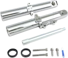 Arlen Ness Hot Fork Legs Lower Sliders Single Side Smooth Chrome Harley 00-07 Fl. Fixed Price $729.95.