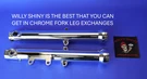 Harley 2000-2006 Sportster Dyna 39MM Fork Legs 3/4 Single Rotor Chrome Exchange. Fixed Price $345.00.