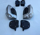 Silver Lower Vented Leg Fairings Harley Touring Road King Glide Flhr Flht Street. Fixed Price $108.00.