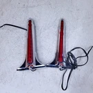 Eagle Lights Led Saddlebag Harley Chrome Red Twin Cam Touring 98-13 SBL2S. Fixed Price $50.00.