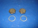 Triumph 750 T140V Front Fork Cap Screws With Washers Oem 97-4395 1977. Fixed Price $24.00.