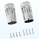 49MM Chrome Fork Slider Cans Cover Harley Touring Street Road King Tri Glide. Fixed Price $53.32.