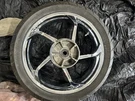 14+ Harley Davidson Touring Chrome Agitator Wheel Set 19" Front 18" Rear. Fixed Price $1200.00.