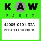 44005-0101-32A Kawasaki Pipe-left Fork Outer, 44005010132A, New Genuine Oem Part. Fixed Price $320.10.