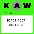 92154-1057 Kawasaki Bolt,center 921541057, New Genuine Oem Part. Fixed Price $28.49.