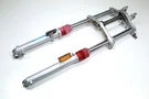 87 Yamaha Trailway Oem Front Forks Triple Clamp Left Right V10. Fixed Price $325.84.
