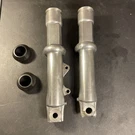 Harley Shovelhead Showa Lowers Fork Sliders G560-L G560-R Used Single Disc. Fixed Price $75.00.