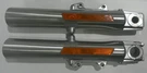 2000-13 Take Off Harley 46495-09 46502-09 Front Lower Fork Leg Sliders Touring. Fixed Price $169.95.